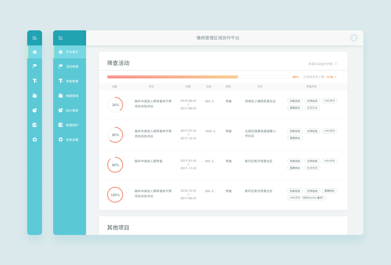 慢病管理区域协作平台 - 作品封面